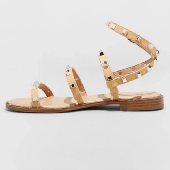 A New Day, Women’s Astrid/Tan/Nude studded sandal. - Picture 1 of 4